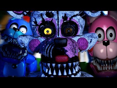 NEW NIGHTMARE FUNTIME FOXY ATTACKS! | Babys Nightmare Circus (FREE ROAM Five Nights at Freddys)