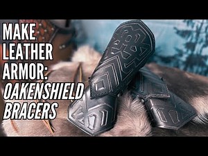 Make Leather Armor - Thorin Oakenshield Bracers
