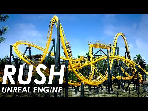 Rush: Realistic Unreal Engine Roller Coaster