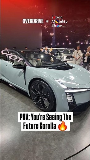 Here’s a quick walkaround of the Toyota Corolla Concept from the Japan Mobility Show 2025 #overdrive