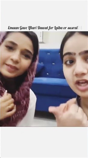 Eman make iftari for Labia Khan 😍#full #viral #shorts #love #trending #showbiznews