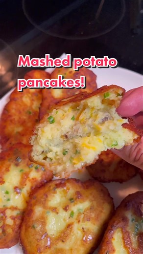 Delish Mashed Potato Pancakes Recipe