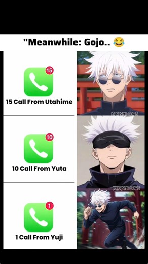 "Meanwhile: Gojo.. 😂"