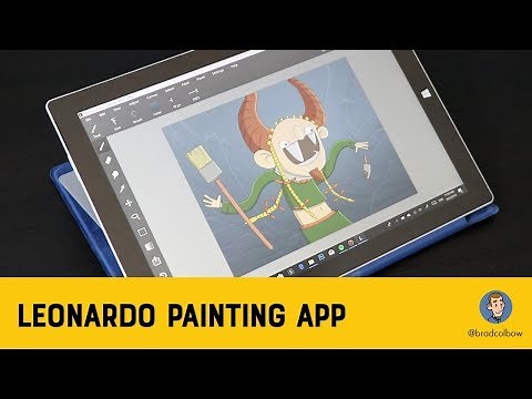 Testing the Leonardo Drawing App for Windows