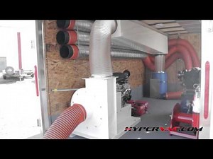Duct cleaning equipment Vacuum system H1 Trailer by Hypervac Technologies