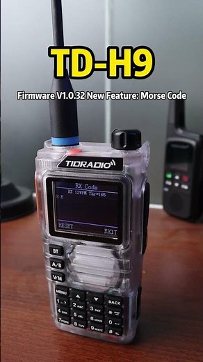 H9 Firmware New Feature: Unlock Morse Code on the H9 Radio! #tidradio #morsecode #ham