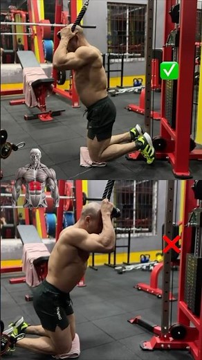 "Avoid These Cable Crunch Mistakes for Better Abs! ❌💪 #Shorts"