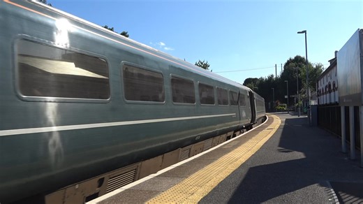 2nd July 2025 (Saltash Station) 43098 (Walton Castle) & 43189 (Launceston Castle) working 2P21 15.52 Penzance to Plymouth | Stephen Bennett