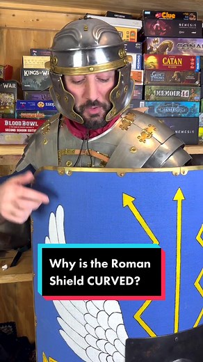 Roman Shield Design: Curved for Formation Defense