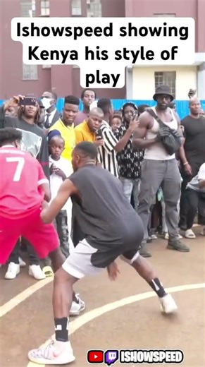 Playing basketball with Kenya team #ishowspeedwannabe #ishowspeed