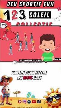 Rules of the game of 123 SOLEIL COLLECTIF cooperative sports game for children