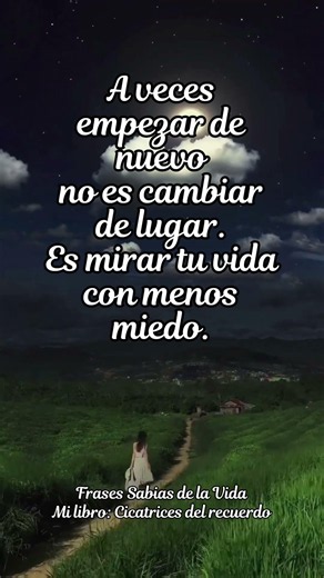 Empezar de nuevo también puede ser mirar distinto | Inspiración real
