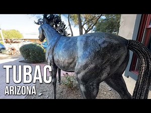 Exploring Center of the Arts in Tubac, Arizona