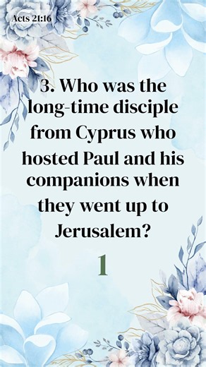 Before Reading the Bible — Get the Feel with a Quiz - 1-Minute Bible Quiz (1324)