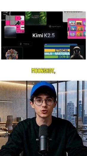 AI Tools🔹 Artificial intelligence 🔹 Smart Web on Instagram: "Comment ‘Kimi’ for the link! And don't forget to follow more interesting AI tools. Meet Kimi 2.5 from China’s Moonshot AI, an open-source multimodal AI. With its revolutionary Agent Swarm, Kimi 2.5 can spawn multiple sub-agents to handle complex tasks in parallel, making it faster and smarter than any single AI. It can analyze documents, code applications, and even generate functional websites from visual inputs like images or videos