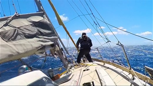 224K views · 2.3K reactions | Sailing to Monopoli in a Heck of a Lot of Wind #sailing #greece #wind #outdoor #travel #captain #adventure #sea #boating #explore | Sam Holmes Sailing | Facebook