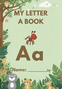 Letter A Mini Book Printable | Alphabet Mini Book | Preschool Letter of the Week