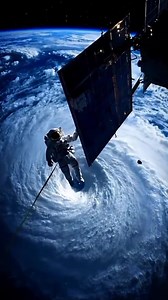 Astronauts perform critical maintenance during a spacewalk outside the International Space Station, with Earth stretching endlessly 250 kilometers below. This breathtaking view of our blue planet highlights both the beauty and fragility of Earth, reminding us how small we are in the vast universe. Every spacewalk is a moment of courage, precision, and human achievement beyond our world. Watch this incredible moment as science, technology, and exploration come together above our planet. #ISS #Spa