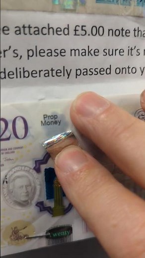 Counterfeit £20 Prop Movie Money #currency #money #poundsterling #counterfeit
