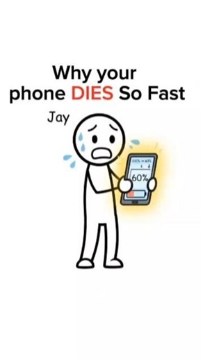 “Why Your Phone Battery Dies So Fast | Even When You're Not Using It#smartphone #shorts