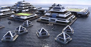 The ambitious plan to build a city of floating pyramids