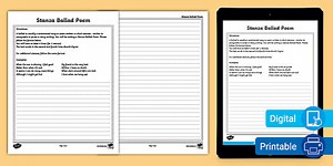 Eighth Grade Stanza Ballad Poem