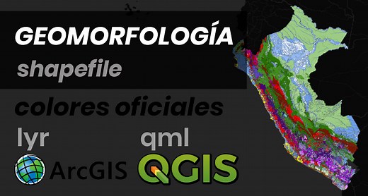 Mapa Geomorfológico Perú - Descargar Shapefile Gratis