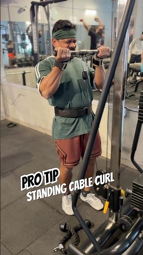 Standing Cable Curl Explained | Constant Tension for Bigger Biceps | Proper Form & Mistakes #biceps