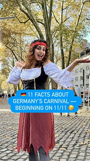 Germany's Carnival season kicks off on November 11th, and it's mainly celebrated in the western parts of the country. Did you know — Germans sometimes refer to the Carnival period as the fifth season of the year? #dwtravel #karneval #carnival #visitgermany | DW Travel