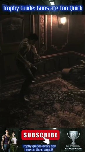 How to Unlock Guns are Too Quick – RE0 HD Remaster 🏆 #trophyguide #platinumtrophy #residentevil