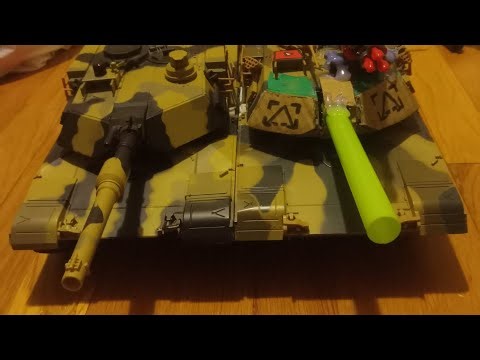 Restored Huanqi 781-10 RC Abrams tank