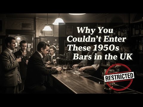 Why You Couldn't Enter These 1950s Bars in the UK