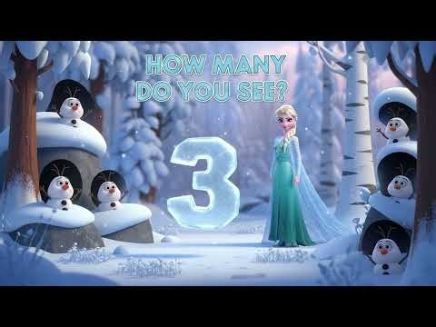 Counting with Elsa! How Many Do You See?