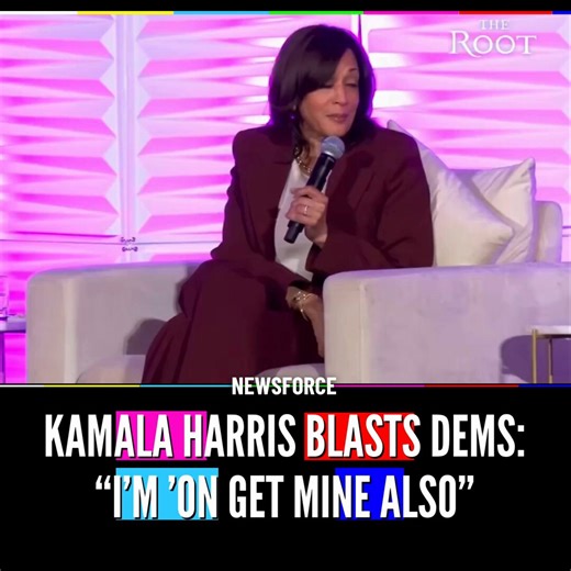 🚨KAMALA HARRIS BLASTS DEMS, SAYS SHE'S "EXHAUSTED BY THESE PEOPLE"At the Power Rising Summit over the weekend, she denounced her party's leaders for prioritizing "title" over "actually getting anything done"."AOC can tell you about the number of people, including Democrats, who will walk around the Capitol with their flag pin and all their interns running behind them, and they will just think they are so important.They're not pretending to be grounded in morals or values or principles. They're 