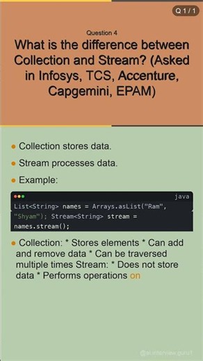 Java 8 Interview Questions Answers part 4