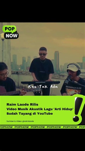 Raim Laode Releases Acoustic Music for 'Arti Hidup'