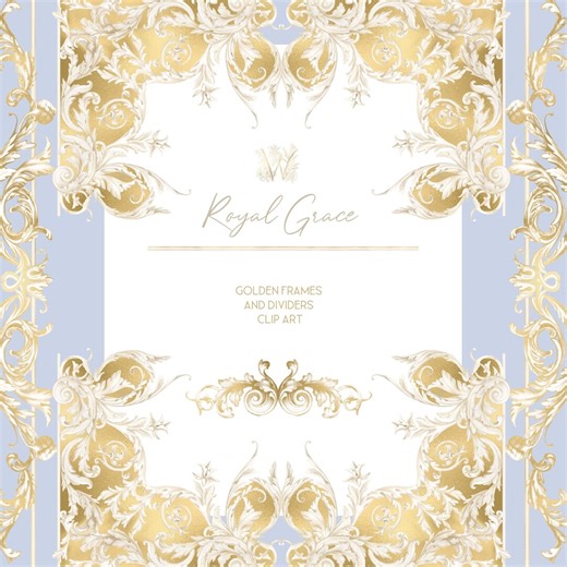 Gold Ornate Frames Png, Royal Borders Clipart, Hand Drawn Ornaments, Victorian Borders and Corners - Etsy