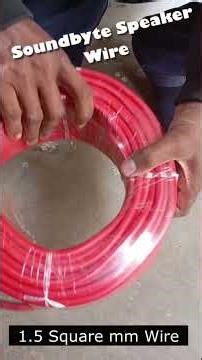Soundbyte Speaker Wire 💥🔥1.5 mm dual core wire