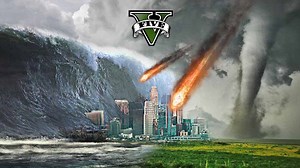 11K views · 202 reactions | END OF THE WORLD? TSUNAMI + TORNADO + METEORS GTA 5 Mods Showcase | MkElite | Facebook