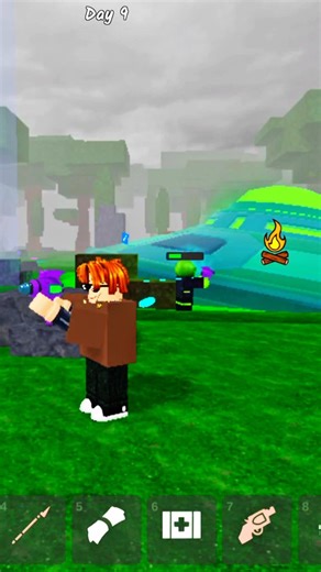 Alien Vs Me 😵‍💫 #roblox #99nightintheforest