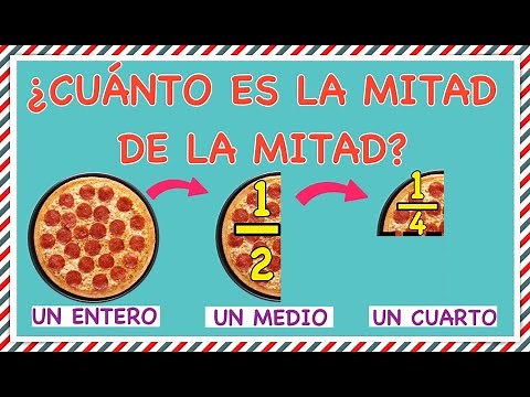 ¿CÚANTO ES LA MITAD DE 1/4?