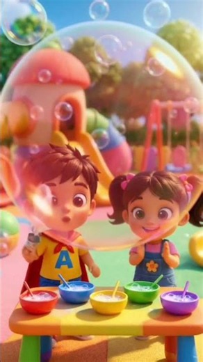 🫧 Pop the Bubbles | Fun Bubble Game for Kids | Tia Avi Playtown #shorts