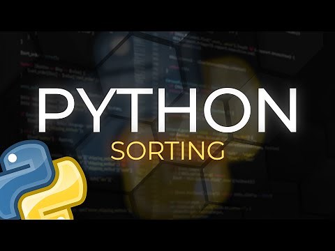 HOW TO Sort data in Python ? [All kinds of sorting]
