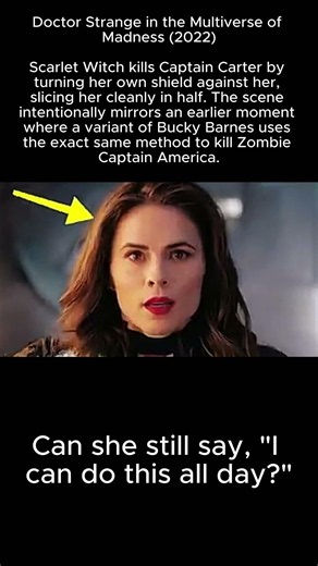 Scarlet Witch Repeated Bucky's Deadliest Move Hidden MCU Detail #shorts #movie #marvel