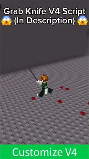 Grab Knife v4 😱😱 #roblox #exploiting #funny #games