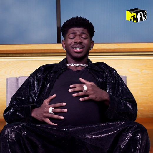 Lil Nas X’s waters have broken on his new album… 😱🤰🤯 | MTV UK