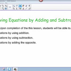 Solving Equations-Addition and Subtraction-Al