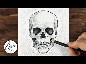 How To Draw SKULL HEAD | Realistic Step-by-Step Tutorial
