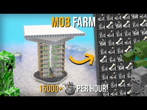 Minecraft BEST MOB FARM 1.21 - NEW DESIGN - 15000+ PER HOUR!