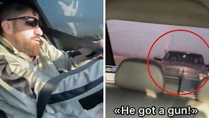 Terrifying Situation: Armed Man In Truck Rams Man Multiple Times During Road Rage Incident!
